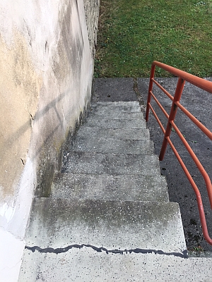 Die Steinreiniger - Treppe vorher